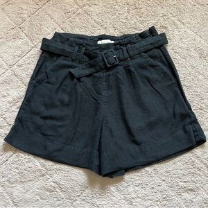 Abercrombie & Fitch Black High Waist Shorts